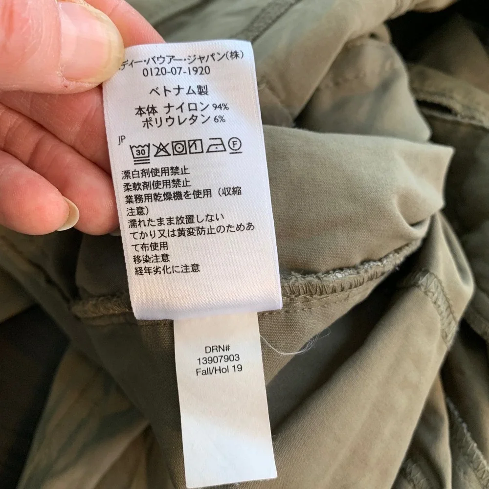 Eddie Bauer‎ Travex Mens 32x30 Hiking Pants Olive Green Nylon Stretch 13907903